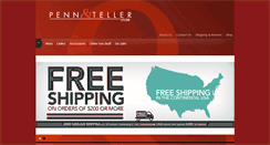 Desktop Screenshot of pennandtellerstore.com